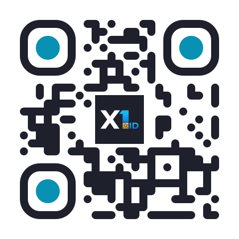 Example X1ID pay QR for the placeholder @yourname — not a real payment destination